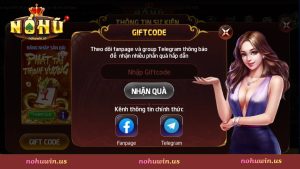 Cách nhập Giftcode quy đổi thành tiền cược