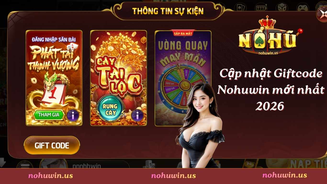 Cập nhật Giftcode Nohuwin mới nhất 2026 