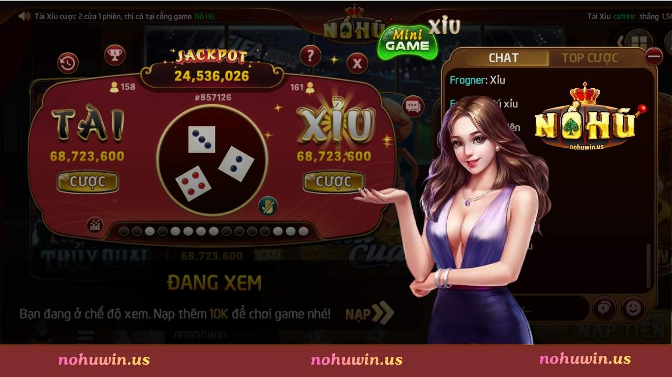 Tổng quan về game tài xỉu Nohuwin